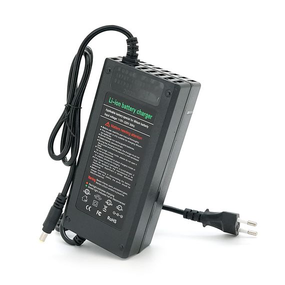 Зарядка для АКБ Li-ion 36V (42V),10S,5A,шт. 5.5x2.5,с индикацией,BOX арт.44286 | Зображення 1