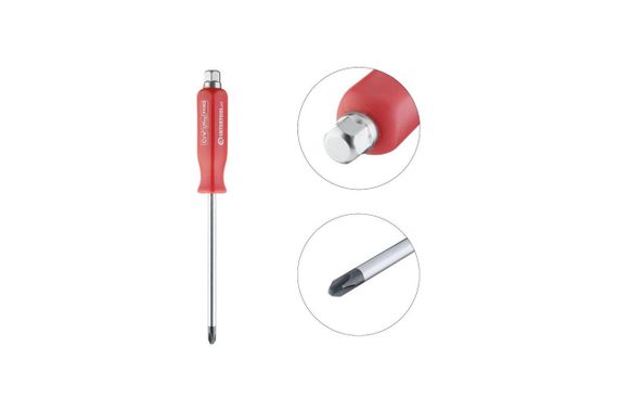 Отвертка Intertool - крестовая ударная PH3 х 150 мм (HT-0489) | Зображення 1