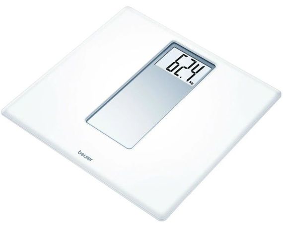 Ваги підлогові Beurer , 150кг, 1хСR2032 в комплекті, пластик, білий (PS_160)