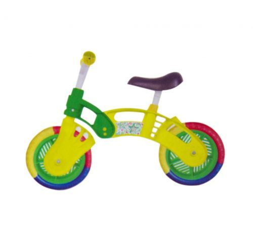 Уцінка. Беговел "Star Bike", 10 "(жовто-зелений) - не хватает  комплектующих (деталей кріплення)