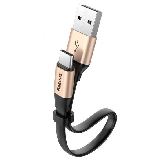 Кабель Baseus Nimble Type-C 3.0A (0.23m), Золотистий, 3.0 м