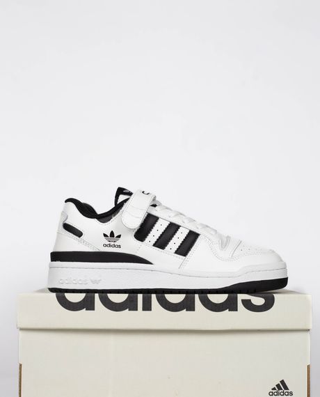 Жіночі кросівки Adidas Forum Low Black/White | Зображення 6