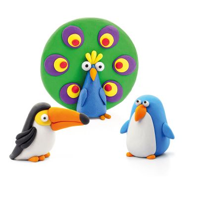 Набор для творчества Lipaka Птахи Пінгвін, павич, тукан (60026-UA01) | Зображення 2