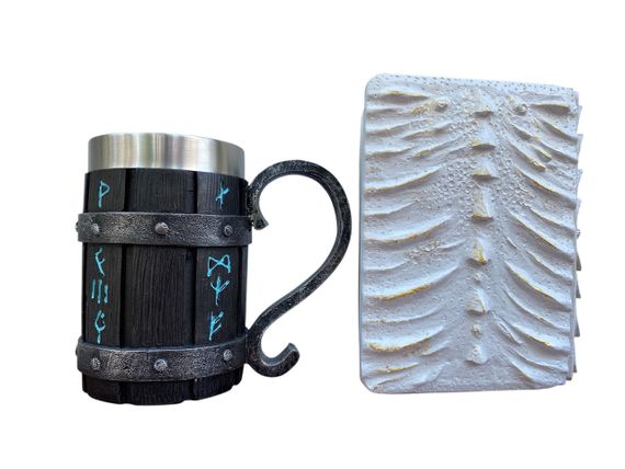 Подарунковий набір Кухоль 3D Скандинавські Руни та Блокнот 3D «Око Крижаного Хранителя» | Зображення 1