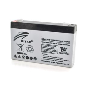 Аккумуляторная батарея AGM RITAR HR6-36W, Gray Case