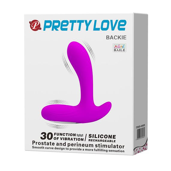 Масажер простати Pretty Love Backie Purple sexstyle | Зображення 8