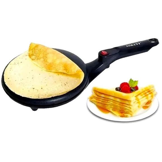 Блинница электрическая CREPE MAKER. Цвет: черный US-64 | Зображення 5