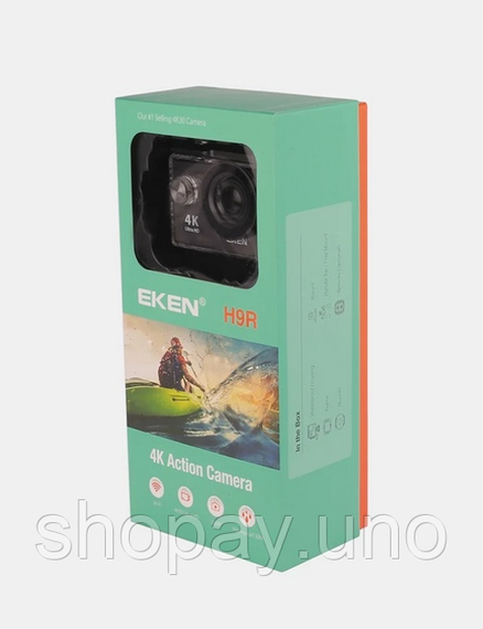 Екшн камера Eken H9R 4k Wi-Fi Black Original | Зображення 4