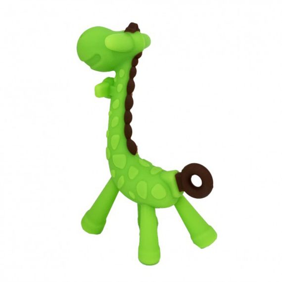 Силіконовий прорізувач "Жираф" MGZ-0416(Green) в футлярі | Зображення 1