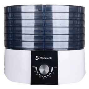 Электросушилка для овощей фруктов грибов Wellmonti WM-1011, 6 уровней, 520 Вт, 23 л