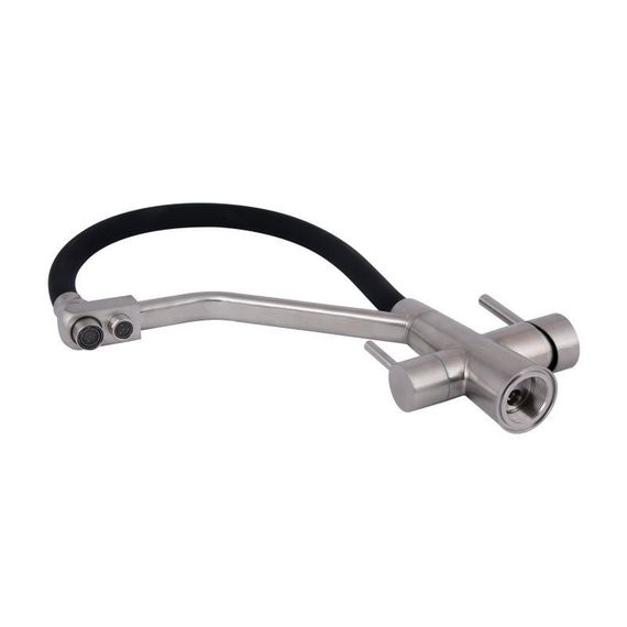 Смеситель для кухни Lidz Aria 020F3 с гибким изливом с подключением для питьевой воды (k35) LDARI020F3BNK37647 BNK | Зображення 6