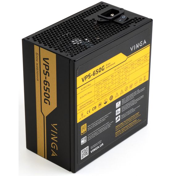 Блок живлення Vinga 650W (VPS-650G) | Зображення 3