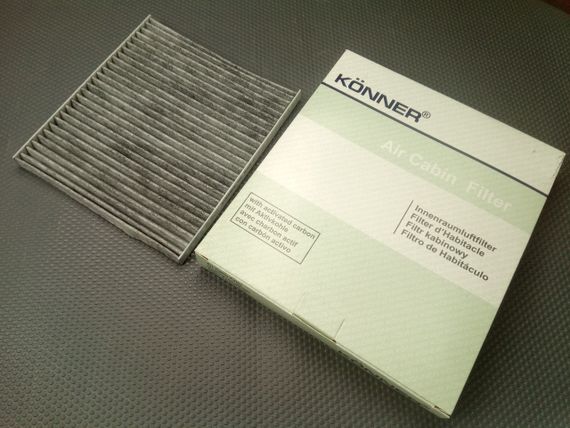 Фільтр салону Accent (RB)/Rio (UB), KONNER (KCF-4L000-C) вугільний (97133-4L000) | Зображення 1