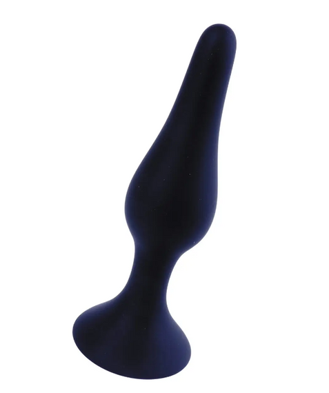 Анальний плаг Silicone Plug Black — Large Sex Aura | Зображення 1