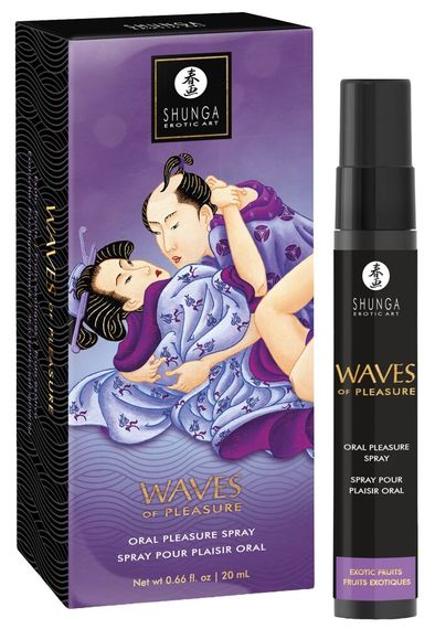 Спрей для посилення слиновиділення Shunga Waves of Pleasure Exotic Fruits | Зображення 1