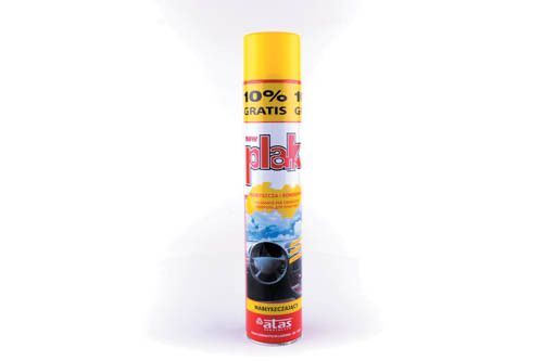 Поліроль для торпедо Plak 750 мл Limone (лимон) 750 мл (аерозольний) ATAS 029555