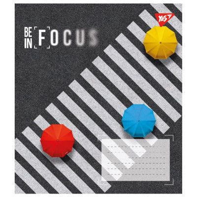 Тетрадь Yes Be in focus 60 листов клетка (767399) | Зображення 2