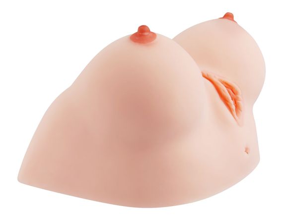 Мастурбатор Kokos Juilana Breast 2WayPlus з функцією масажу та вібрацією | Зображення 2