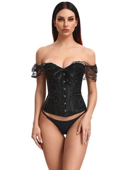 Корсет Star Night 12 Plastic Bones чорний, XS sexstyle | Зображення 1