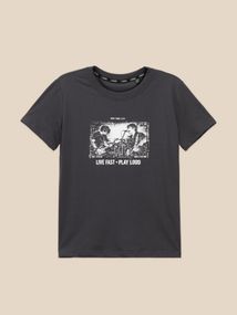Футболка з принтом жіноча LAWA P-WB02416 2XL Графітовий shop (2000999640940)