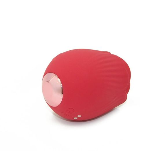 Вібратор трояндочка з язичком Sweet Em, 10 режимів , червоний sexstyle | Зображення 4