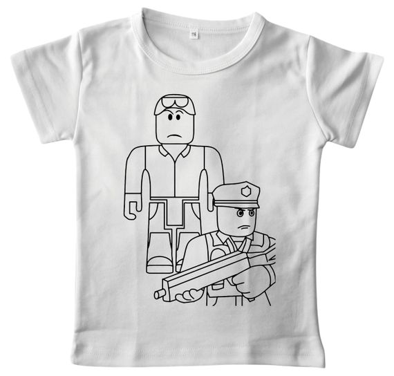 Детский набор для творчества футболка раскраска Любимая интернет игра белая (ДФ0008) 152 | Зображення 4