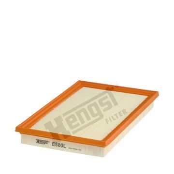 Фильтр воздушный Nissan Almera/X-Trail / Subaru Forester/Impreza/Legacy 1.5-2.5 i/D/dCi/DI 91-, Hengst, E880L,