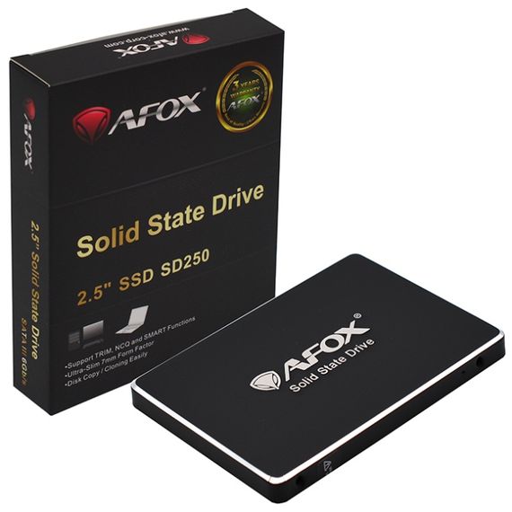 SSD 128Gb AFox SATA III 2.5" 3D TLC, Retail | Зображення 3