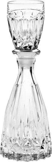 Графин скляний Bohemia One Man Bottles 140 мл (43500/36500/014), для алкоголю, віскі, коньяку