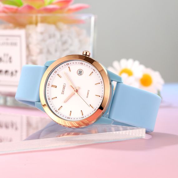 Класичний жіночий годинник Skmei 2319BU Blue | Зображення 1