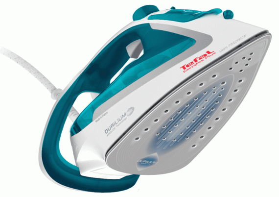Праска Tefal Easygliss Plus FV5718, 2400 Вт, з керамічною підошвою і функцією подачі пари | Зображення 2
