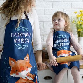 Фартук полноцветный Сolorful Найкраща матуся