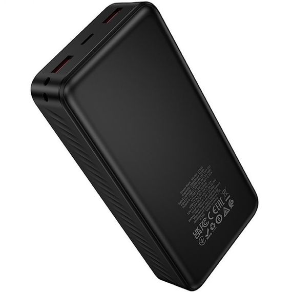 Портативний ЗП Power Bank Hoco J154A Victorious 22.5W+PD20W 20000 mAh Black | Зображення 1