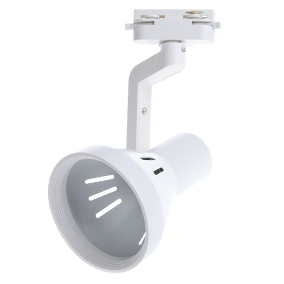 Светильник трековый поворотный под лампу KW-15 E27 WH | Зображення 1