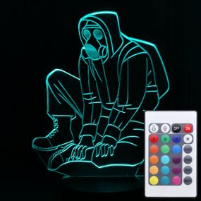 Акриловий світильник-нічник з пультом 16 кольорів Сталкер 2 tty-n001253