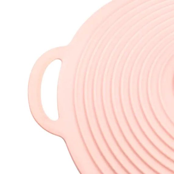 Многоразовая силиконовая крышка универсальная 32 х 28 см розовая HP34541L | Зображення 2