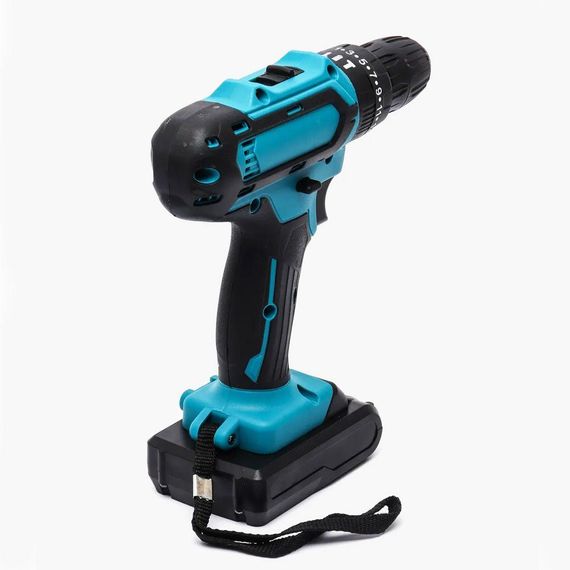 Акумуляторний шуруповерт з набором біт та свердел + 2 акумулятори 24V / Міні дриль-шуруповерт в пластиковому кейсі | Зображення 5