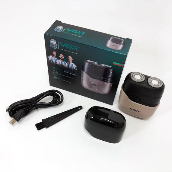 Электробритва для профессионального бритья VGR V-345, Бритва аккумуляторная для стрижки волос и бороды UR-83 | Зображення 3