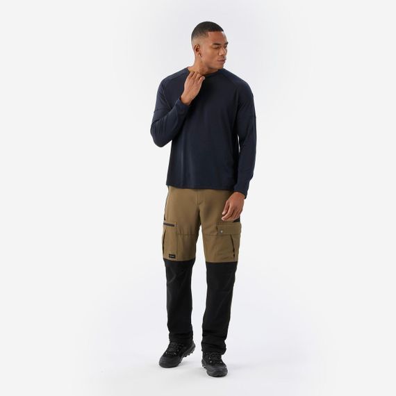 Футболка чоловіча Merino Resist з довгими рукавами темно-синя - 2XL.