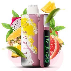 Elf Bar Nic King 30000. Ананас Драконий фрукт Грейпфрут (Pineapple Dragonfruit Grapefruit)