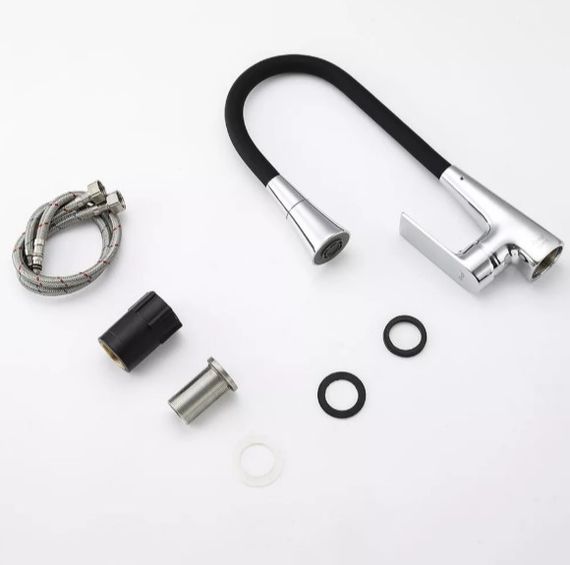 Змішувач для кухні Frap з гнучким виливом F4471 | Зображення 4