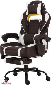 Кресло геймерское GT RACER X-2748 DARK BROWNWHITE Кресло GT RACER X-2748 DARK BROWNWHITE