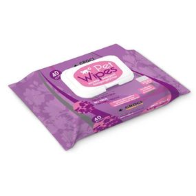 Серветки гігієнічні для котів з органічною мальвою Croci ORGANIC MAUVE BIO 40 шт/уп