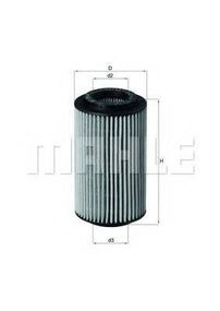 Фільтр оливи MAHLE ORIGINAL OX1537D2 на LAND ROVER RANGE ROVER Mk III (LM)