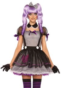 Костюм Доллі Leg Avenue Costume Dead Eye Dollie Black/White