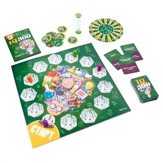 Детская настольная игра "IQ300" VT8055-46 колесо фортуны, песочные часы | Зображення 2