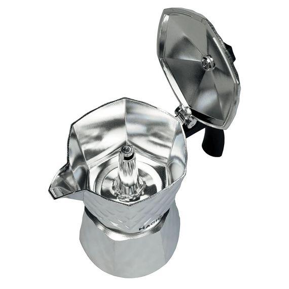 Гейзерная кофеварка Magio MG-1004 300 мл, гейзерная турка для кофе, гейзерная кофеварка из нержавейки | Зображення 9