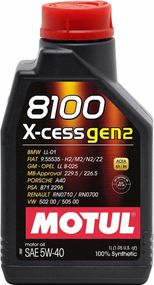 Моторна олива Motul 8100 X-CESS Gen2 5W-40 1л.