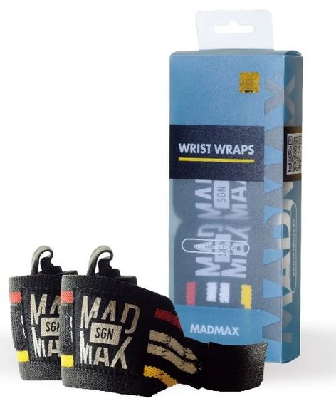 Кистьові бинти MadMax MFA-291 Wrist Wraps Black (MFA-291-U)