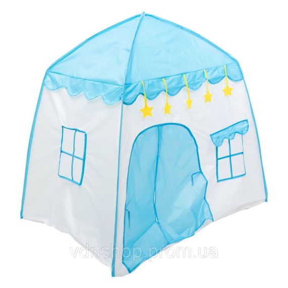 Дитячий ігровий намет будиночок 125×100×120 см намет будиночок для дітей Блакитний HP-S-1NDBL | Зображення 7